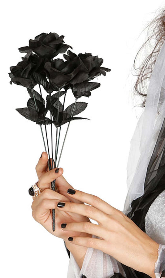 Schwarze Rosen Blumenstrauß