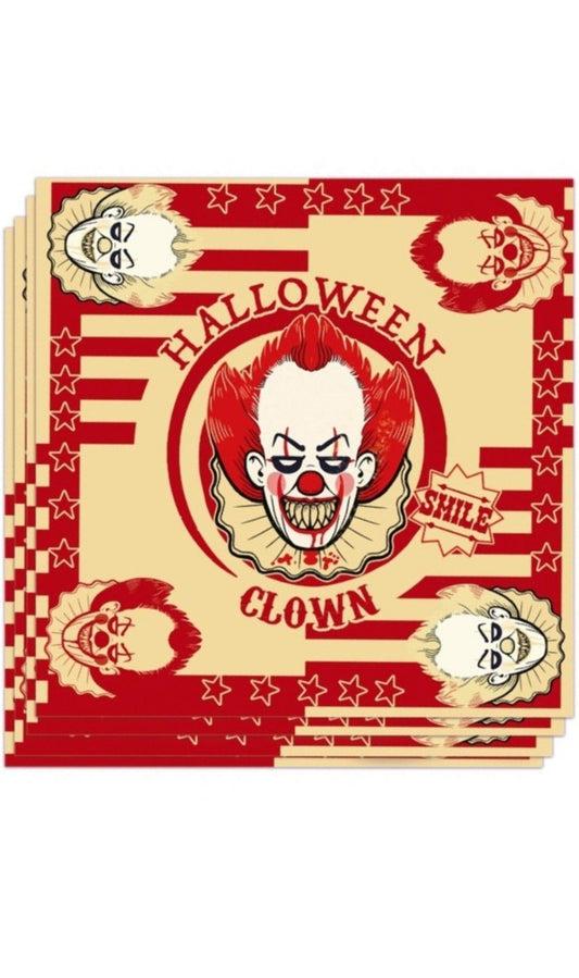 Servietten Horror Clown