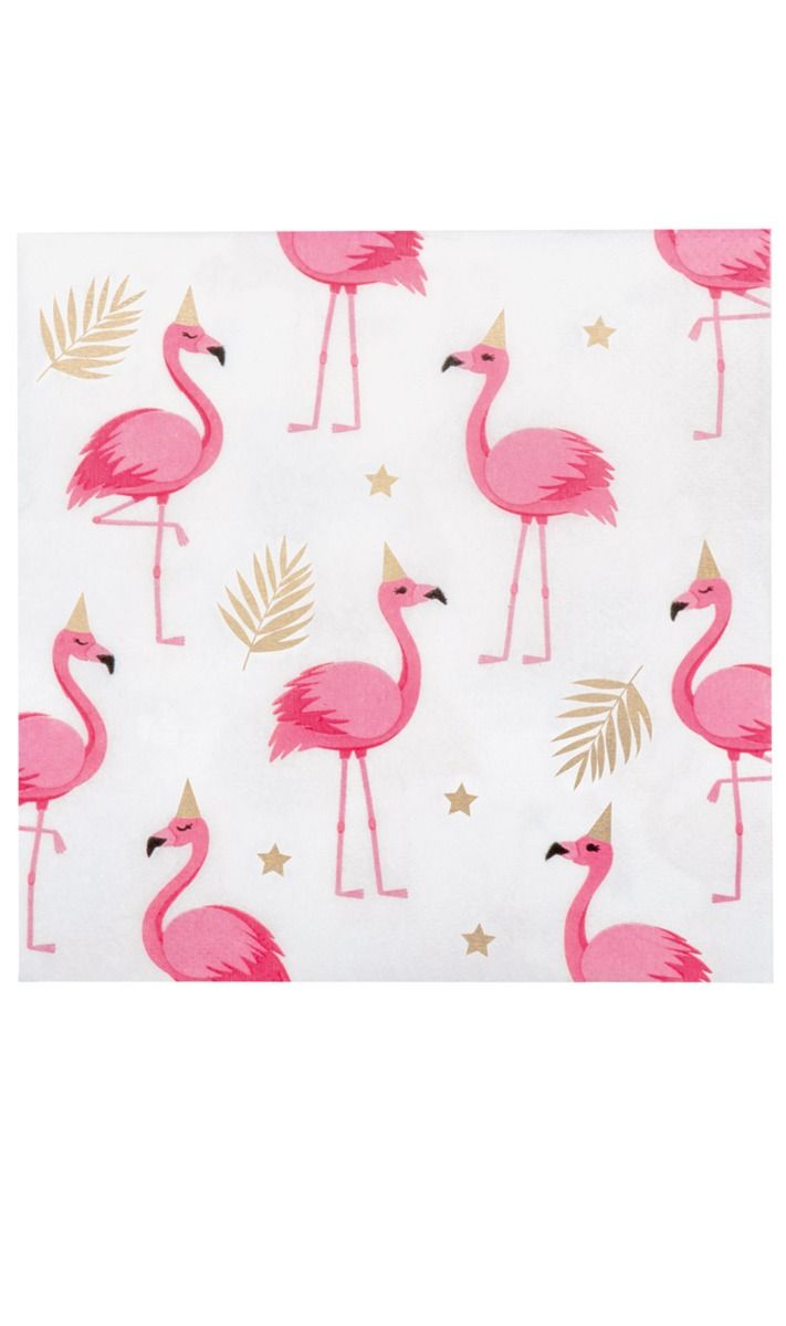 Servietten Flamingo Rosa