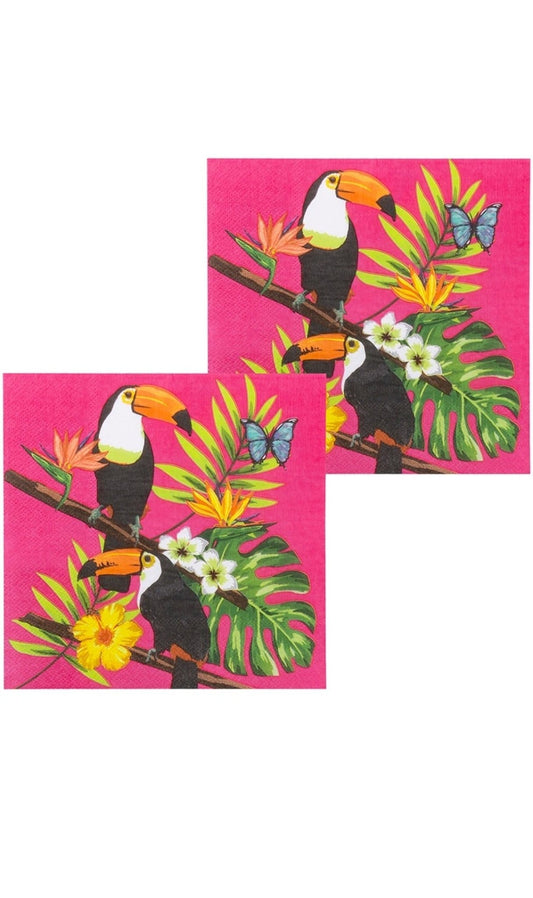 Servietten Hawaii Tukan