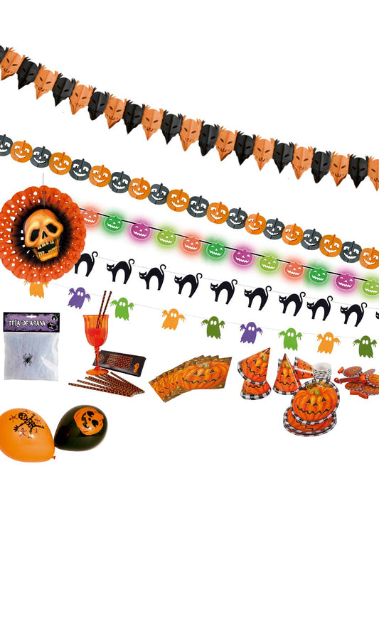Set Dekoration für Halloween-Party