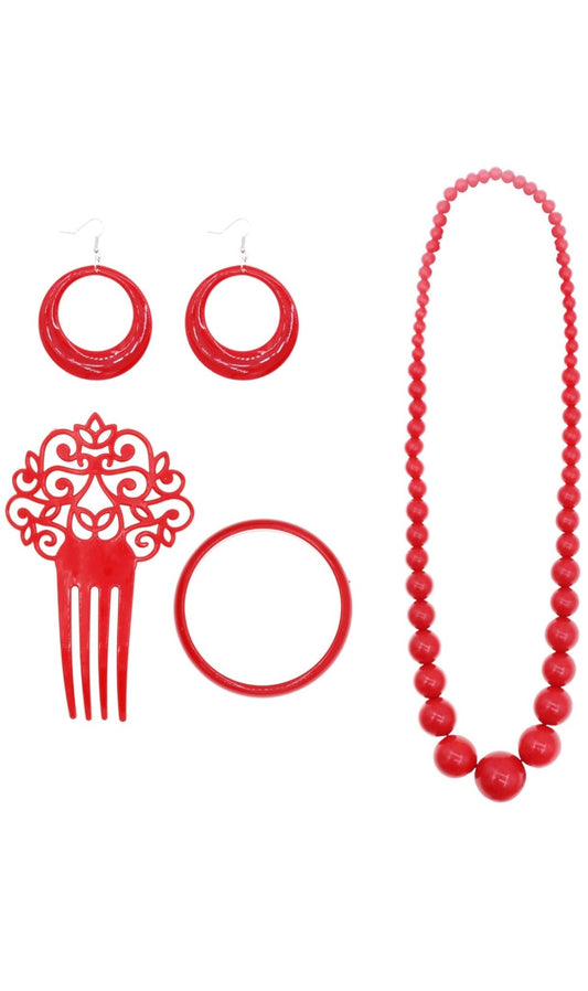 Set Flamenco Rot