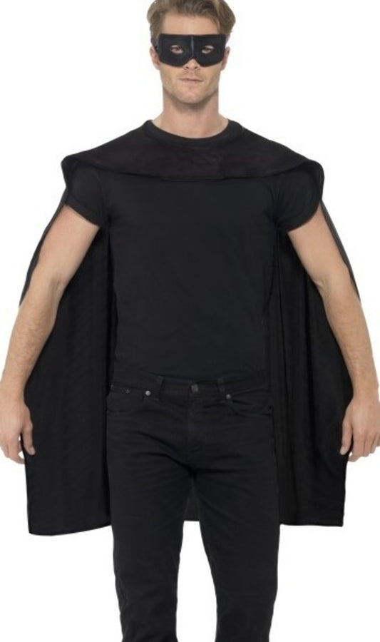 Superheld Set schwarz