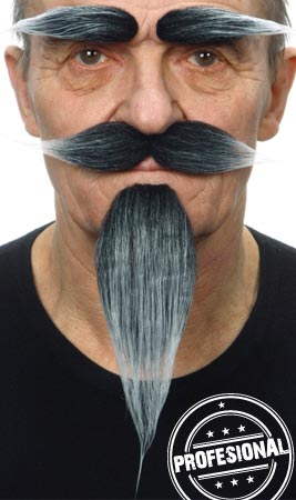 Haarset grau Professional 035-LF