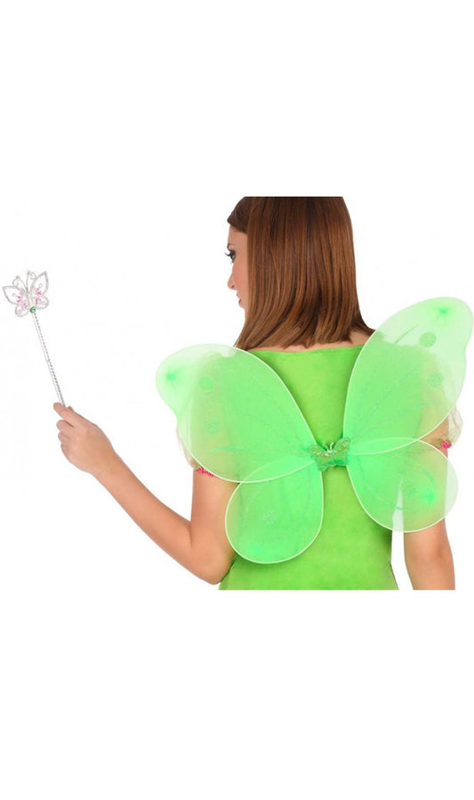 Schmetterling Flügel Eco grün