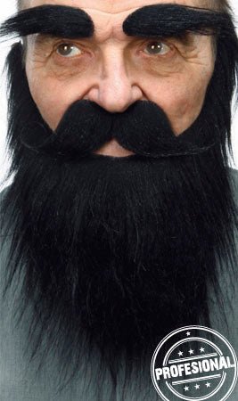 Haarset schwarz Professional 036-LH