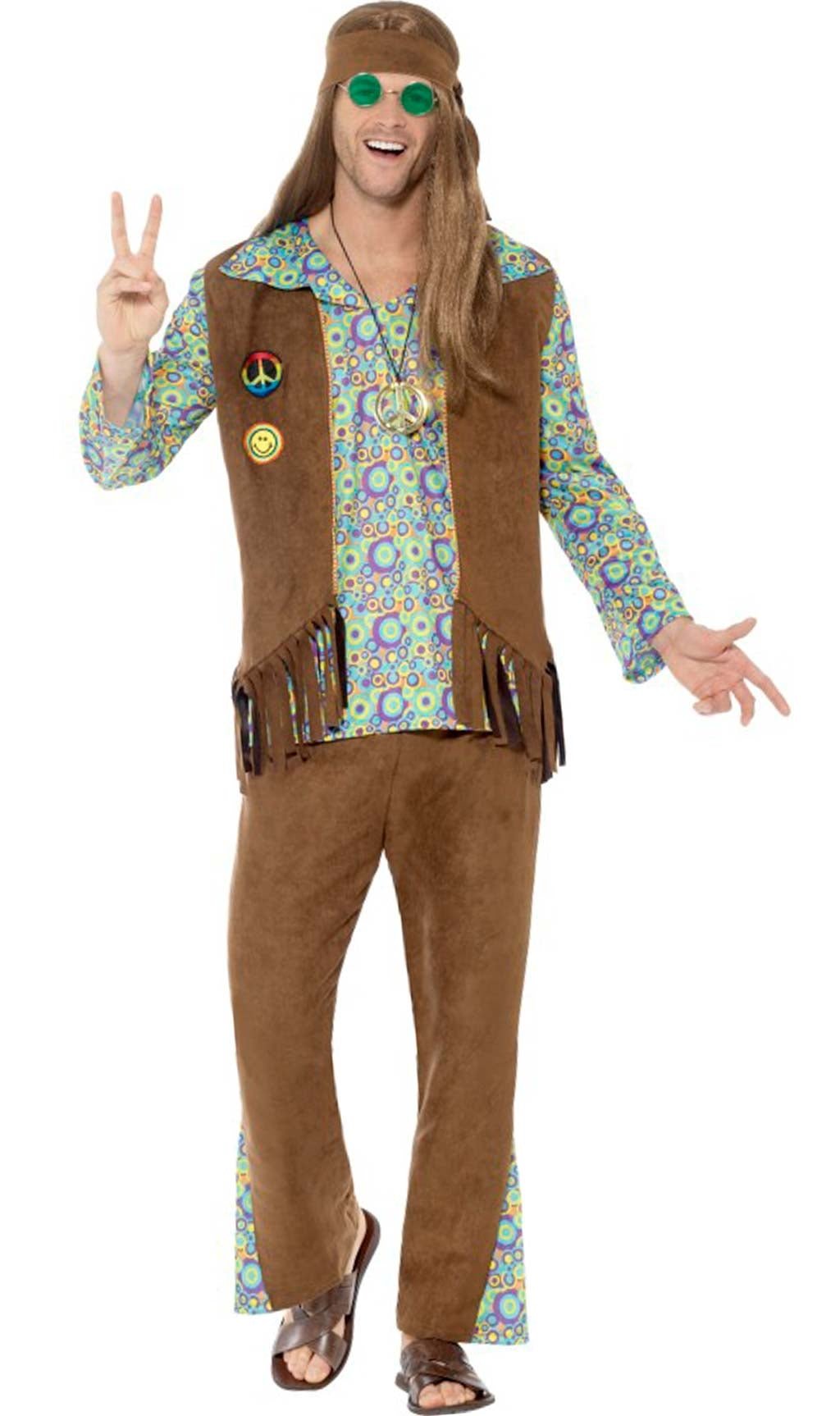 Disfraz de Hippie Smile para hombre I Don Disfraz