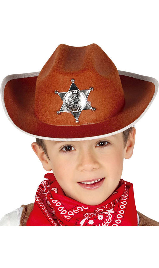 Sheriff-Hut aus dem Wilden Westen für Kinder