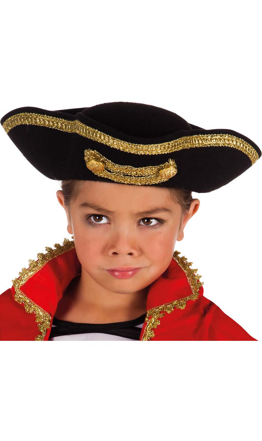 Piratenhut Admiral für Kinder