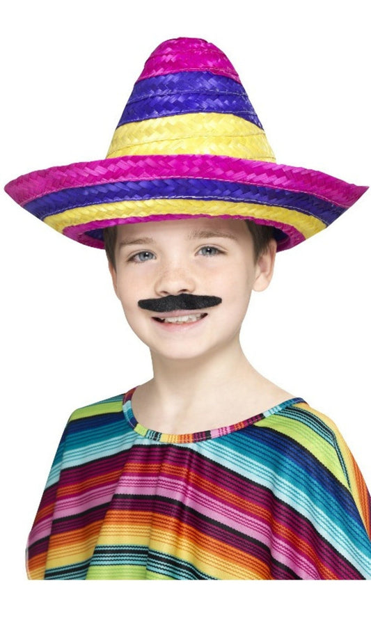 Mehrfarbiger mexikanischer Hut für Kinder