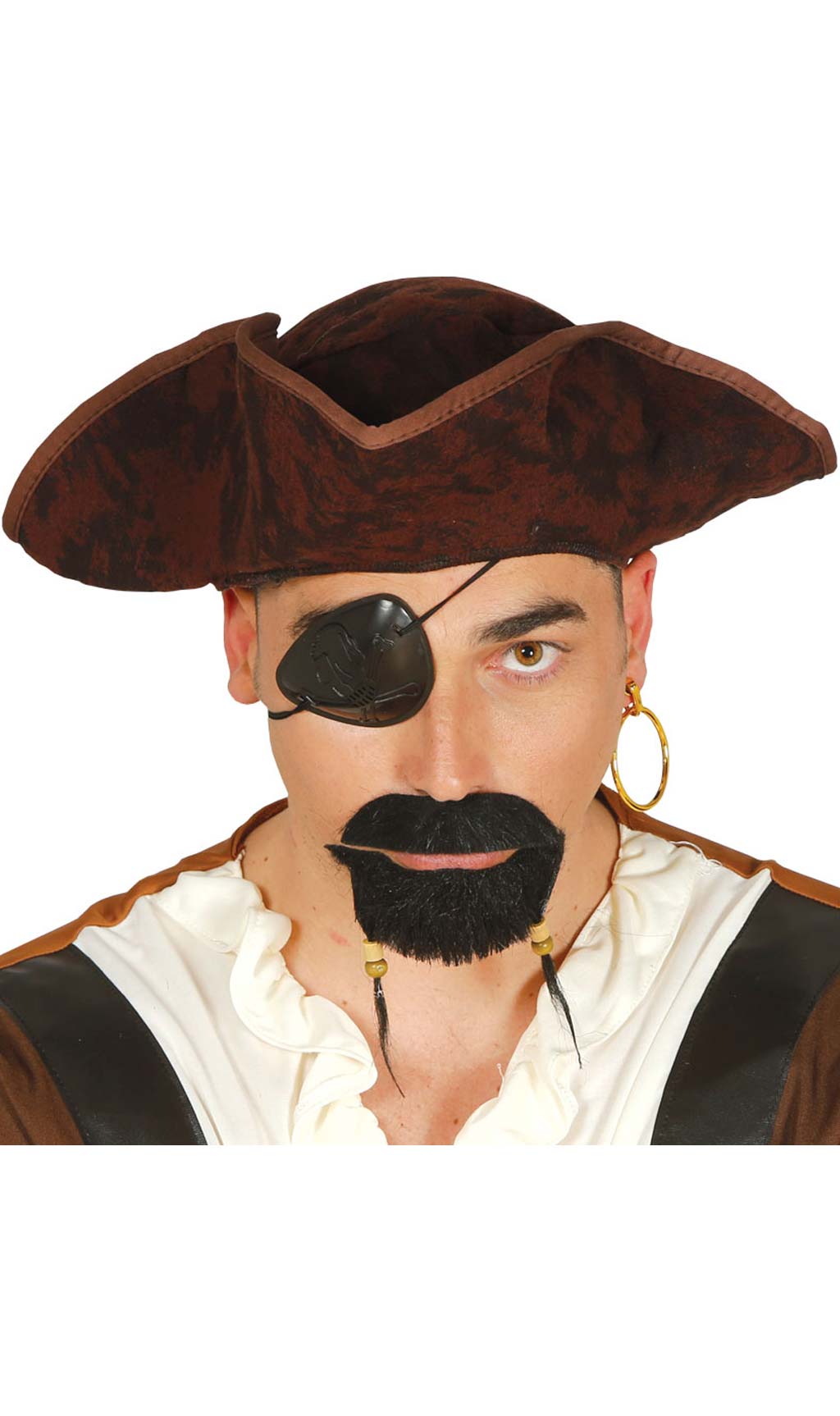 Brauner Piratenhut