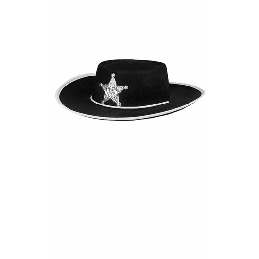 Sombrero Sheriff Negro infantil | Don Disfraz