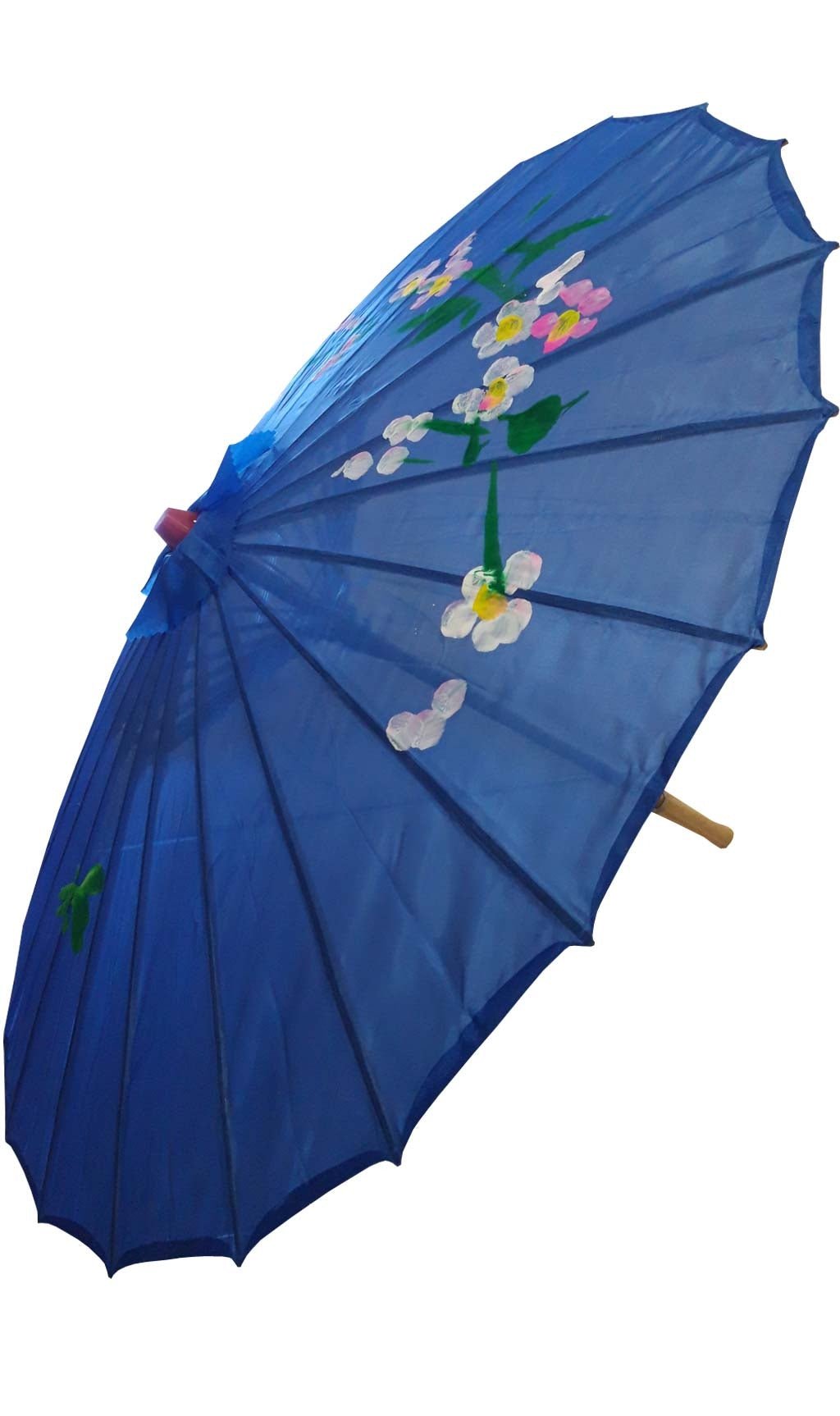 Geisha Schirm blau