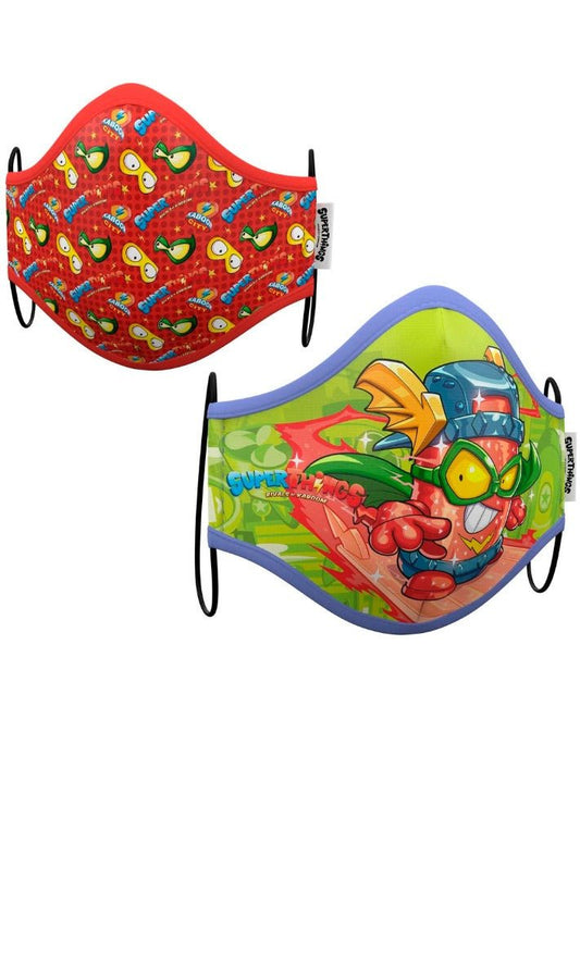 Pack 2 Mascarillas de tela Superzings™III infantil I Don Disfraz