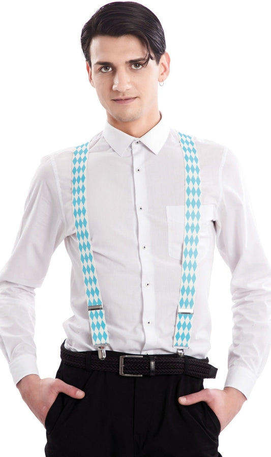 Hosenträger Oktoberfest Zweigfarbig