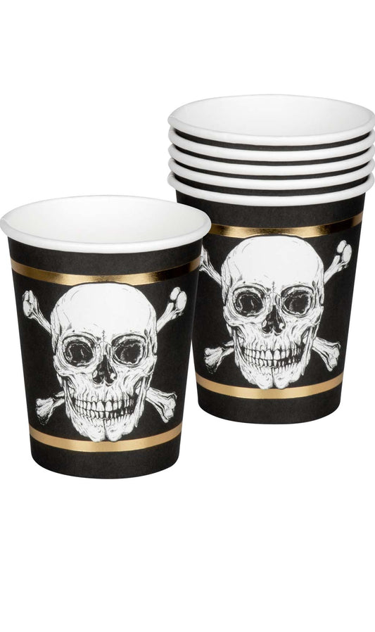 Becher Pirat Totenkopf