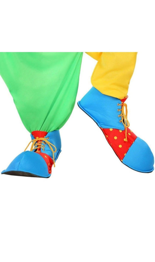 Clown Schuhe blau für Kinder